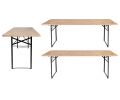 Avis client pour Table pliable 8 à 10 personnes Brasserie : 4 sur 5