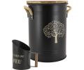 Avis client pour Tabouret et seau à pellets avec pelle Au coin du feu : 5 sur 5