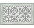 Avis client pour Tapis intérieur extérieur en vinyle carreaux de ciment feuilles : 3 sur 5