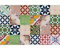 Avis client pour Tapis intérieur extérieur en vinyle mosaique : 5 sur 5
