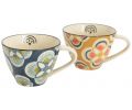 Avis client pour Tasse à thé en grès à motifs Imany (Lot de 2) : 5 sur 5