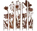 Avis client pour Treillis brise vue en 5 parties Fleurs : 5 sur 5
