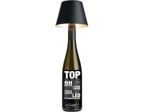 Abat-jour à fixer sur bouteille Top 11 cm (Noir)