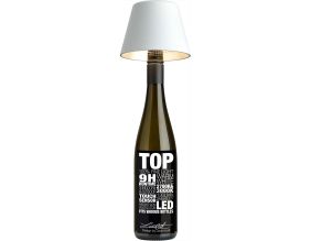 Abat-jour à fixer sur bouteille Top 11 cm (Blanc)