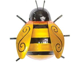 Abeille décorative en métal (Longueur 13cm)