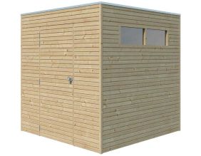 Abri de jardin 210 x 210 cm Qube (Abri et plancher)