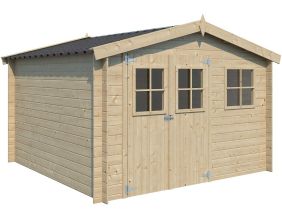 Abri de jardin en bois 7,35 m² Zurich (295 x 295 cm (non traité))