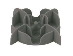 Adaptateur anti glouton en silicone Slow feeder (Gris)