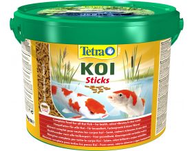 Aliment complet pour carpes Koïs Tetra pond Koï sticks 10L