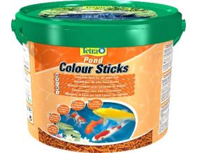 Aliment complet pour poissons de bassin Colour Sticks 10L