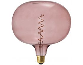 Ampoule LED vintage bulle 22 x 22.5 cm (Rose)