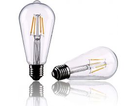Ampoule longue LED avec filament 14.3 cm (Lot de 2)