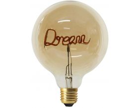 Ampoule ronde LED ambré dream 17 cm