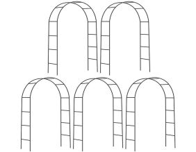 Arche déco en fer noir Atea (Lot de 5)