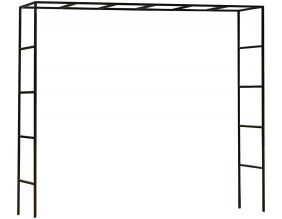 Arche de jardin carrée en acier galvanisé Square (Longueur 3m)