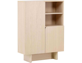 Armoire avec étagères et 2 portes Tyresö (Beige)