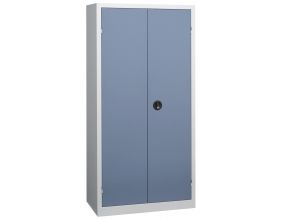 Armoire monobloc industrielle 120 x 53 x 198 cm (Gris et bleu)