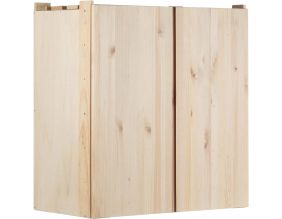 Armoire de rangement en pin massif Nova (76.5 x 40.5 x 79.5 cm)