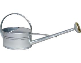 Arrosoir bec long 5 litres avec pomme en acier galvanisé