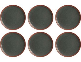Assiette avec liseret My little market (Lot de 6) (20 cm)