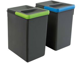 Bacs de tri pour tiroir de cuisine Recycle (2 bacs de 7 litres)