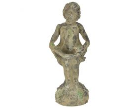 Bain oiseau à poser motif fille (Medium)