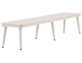 Banc en aluminium 180 x 36 x 34 cm Lina