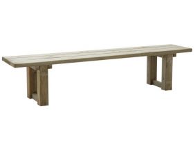 Banc de jardin en bois traité autoclave