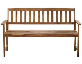 Banc de jardin en acacia massif Natura