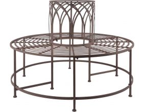 Banc de jardin arbre en métal