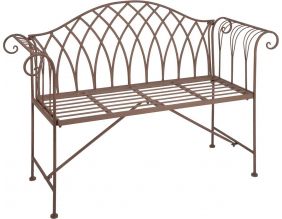 Banc de jardin en métal
