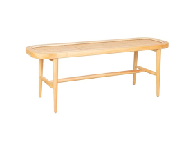 Banc en rotin naturel