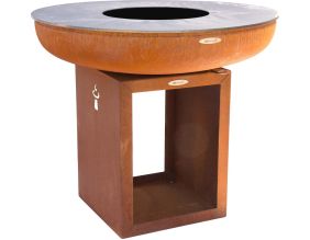 Barbecue brasero en acier  Carus (Diamètre 102 cm Hauteur 87 cm)