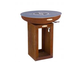 Barbecue brasero en acier  Carus (Diamètre 62 cm Hauteur 71 cm)