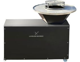 Barbecue brasero en acier Classique (Brasero + meuble 50 x 120 cm)