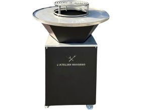 Barbecue brasero en acier Classique (Brasero + meuble 50 x 50 cm)
