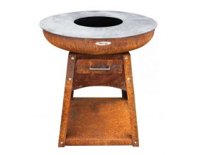 Barbecue brasero en acier Zelos (Hauteur 80 cm Diamètre 82 cm)