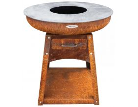 Barbecue brasero en acier Zelos (Hauteur 87 cm Diamètre 102 cm)