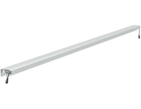 Barrette lumineuse pour clôture en composite 1.73 m (Argent)