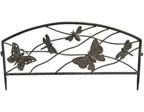 Barrière de jardinière décorative Papillons 51 x 1 x 26 cm