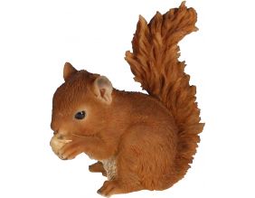 Bébé écureuil en résine Noisette 15.2 cm