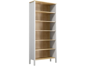 Bibliothèque en aggloméré Frannie (Modèle 2 : 83 x 35 x 194 cm)
