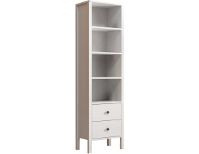 Bibliothèque en aggloméré Frannie (Modèle 1 : 50.2 x 34 x 180 cm)