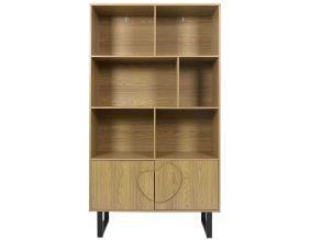 Bibliothèque en mdf et métal Calypso