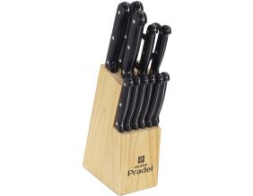 Bloc 11 couteaux et ciseaux de cuisine Pradel