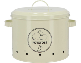 Boite de conservation en métal crème Garden (Pommes de terre)