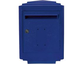 Boîte aux lettres en aluminium grand modèle 1950 (Bleu)