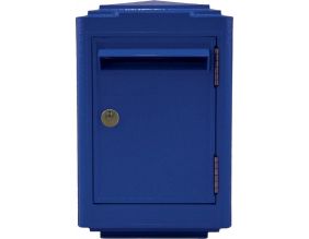 Boîte aux lettres en aluminium petit modèle 1945 (Bleu)