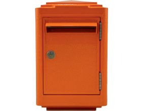 Boîte aux lettres en aluminium petit modèle 1945 (Orange)