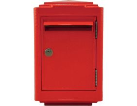 Boîte aux lettres en aluminium petit modèle 1945 (Rouge)